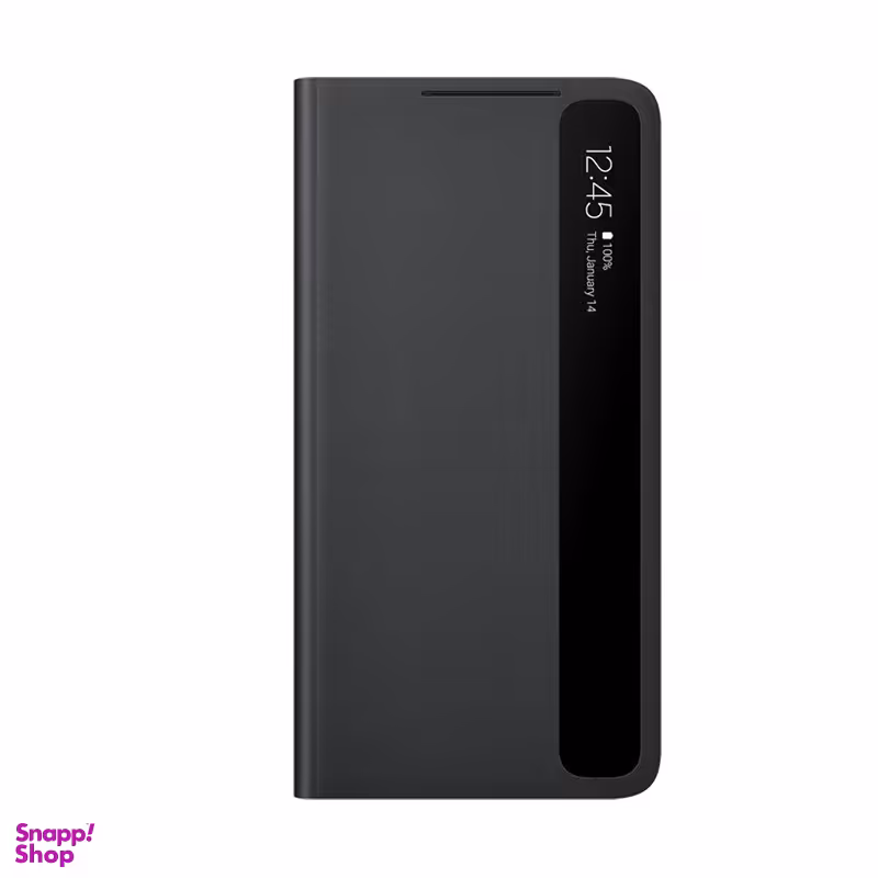 کاور گوشی مناسب برای گوشی سامسونگ مدل Galaxy S21 Ultra Clear View Cover رنگ مشکی