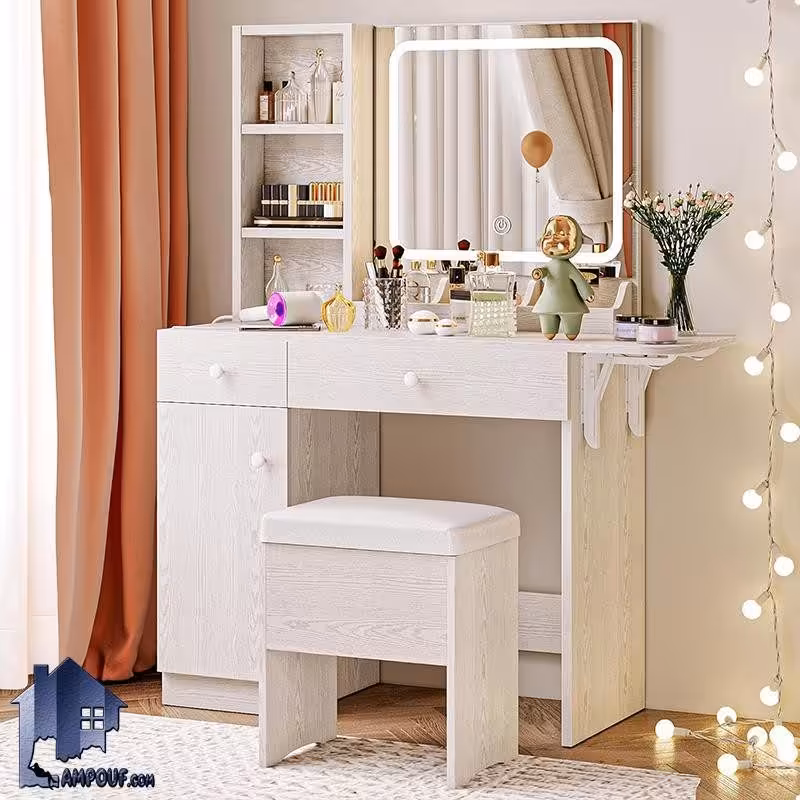 میز آرایش لامپ‌دار DJ687