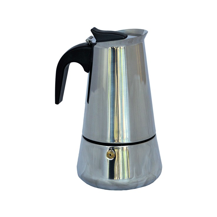 قهوه جوش و اسپرسو ساز موکاپات روگازی استیل 6 کاپ