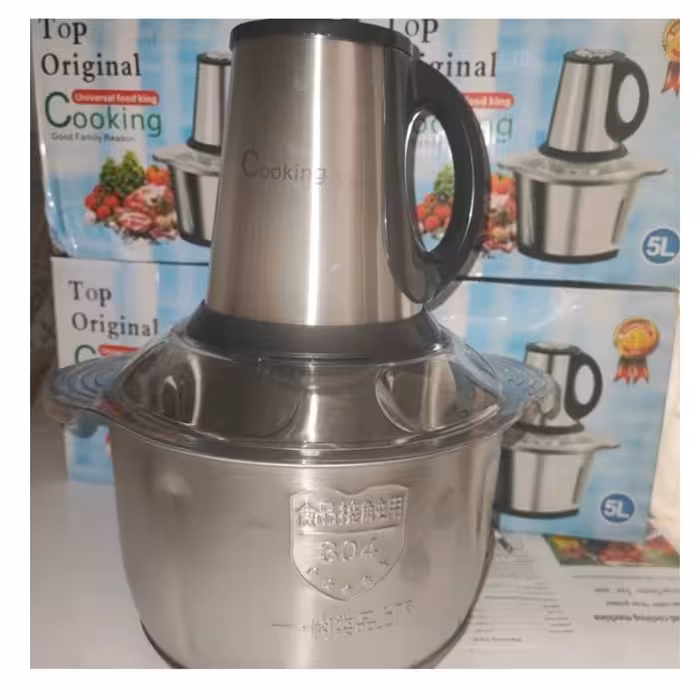 خردکن غذاساز 5 لیتری مارک کوکینگ 4 تیغه ارسال رایگان