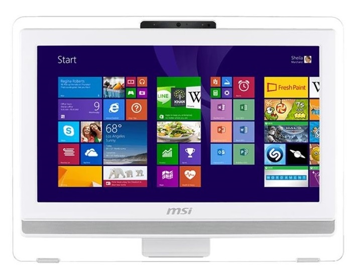 کامپیوتر بدون کیس ام اس آی مدل AE203G با پردازنده پنتیوم و صفحه نمایش لمسی