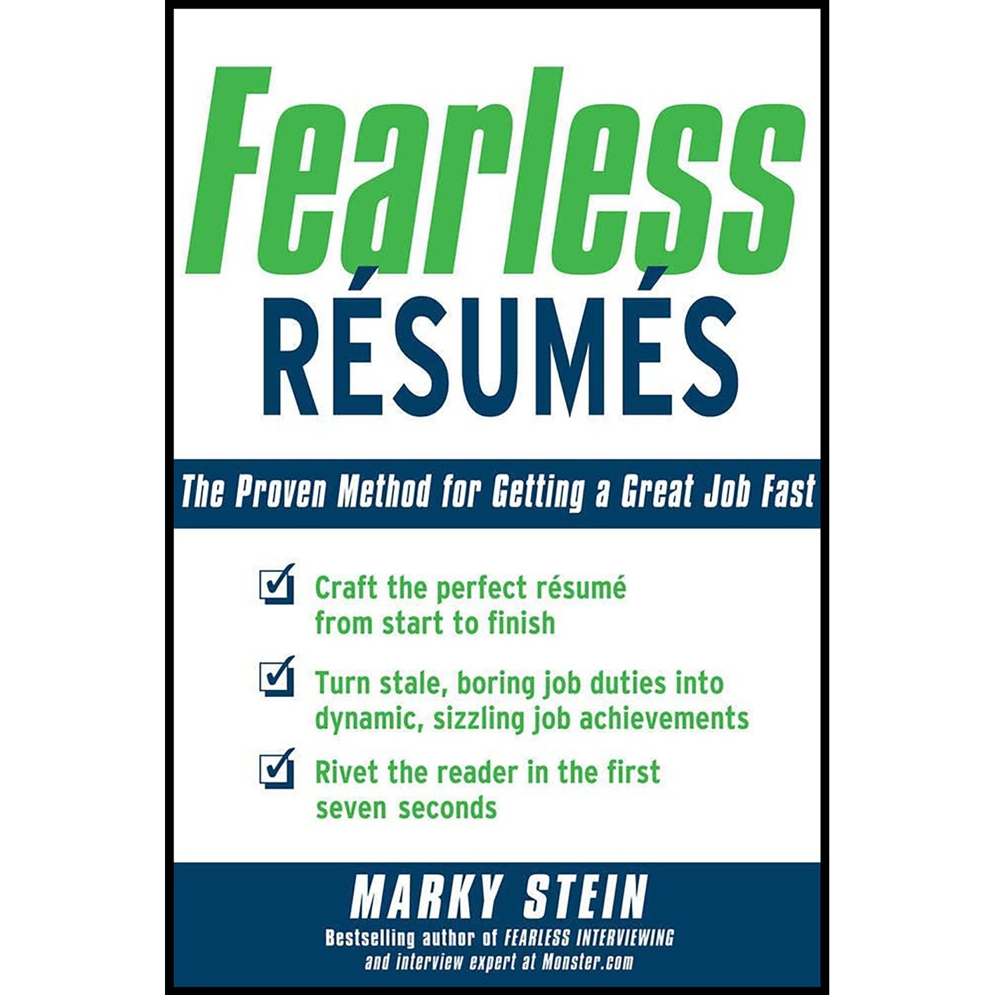 کتاب زبان اصلی Fearless Resumes اثر Marky Stein انتشارات McGraw Hill