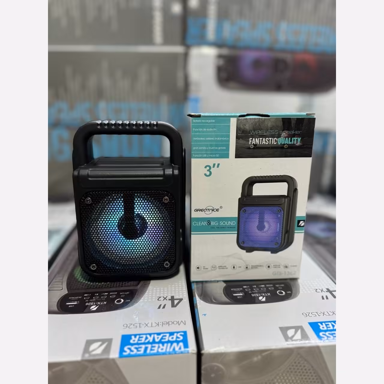 اسپیکر بلوتوثی رقصنورداراورجینال باتری بزرگ بردمحافظدارگارانتی فعال ارسال رایگان اسپیکرشارژی اسپیکرقابلحمل اسپیکرهمراه