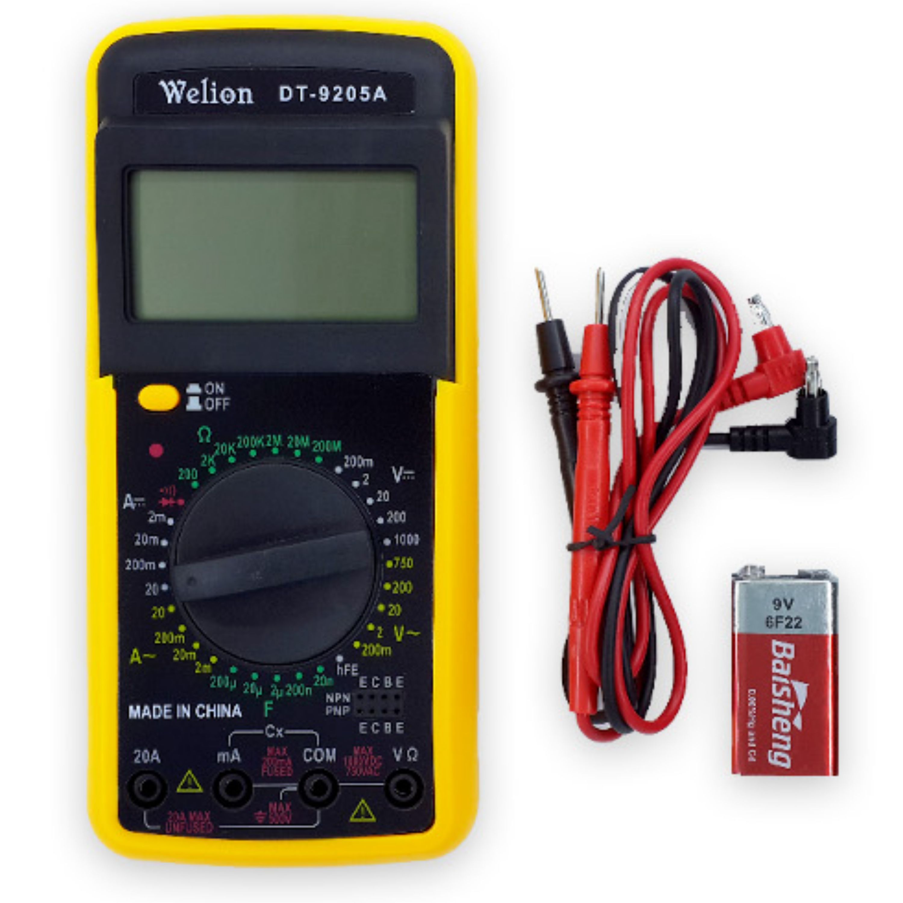 مولتی متر مدل DT-9205A