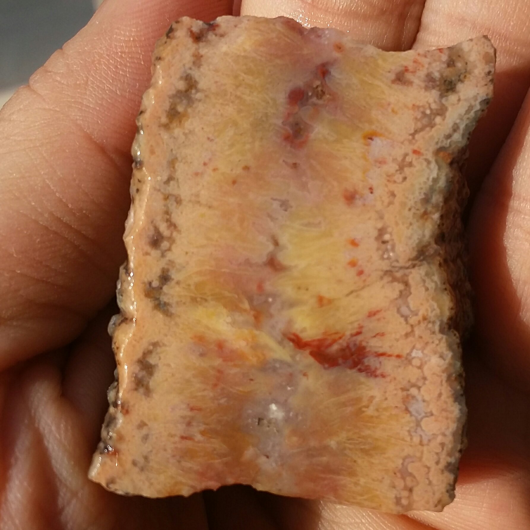 اسلایس سنگ راف عقیق مویی جارویی رنگی تکرار نشدنی محشر 100 در صد طبیعی
شاهکار خلقت