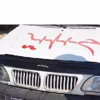 جلو پنجره طرح BMW (بی ام و) خام مناسب پراید صبا کد 0316