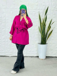 مانتو اسپرت زنانه ابروبادی مدل کمرگت