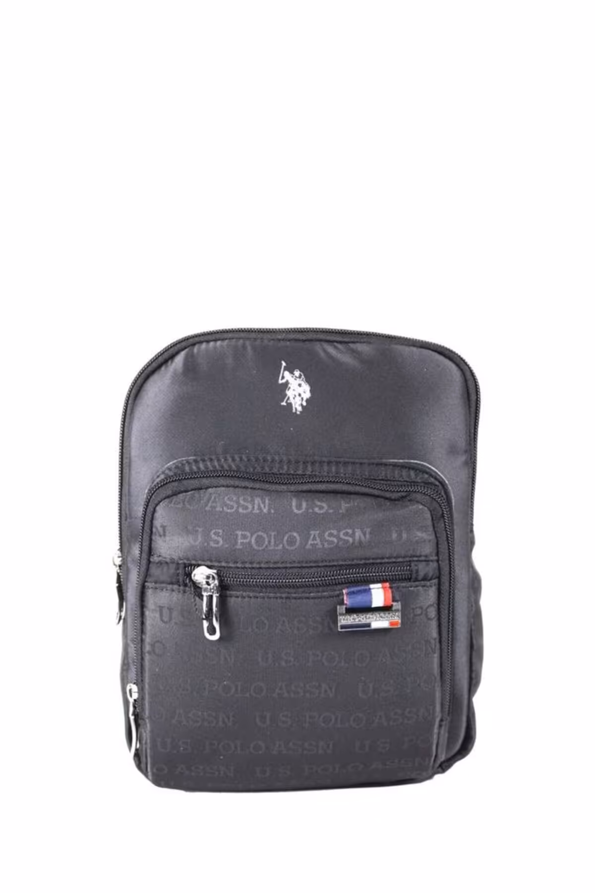 کیف پیام رسان مشکی مردانه و زنانه سیاه کیسه پستاندار یونیسکس pleural23605 U.S. Polo Assn.