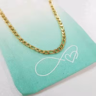 زنجیر یونیسکس استیل مناسب استفاده دائم روزانه ، بهمراه کیف