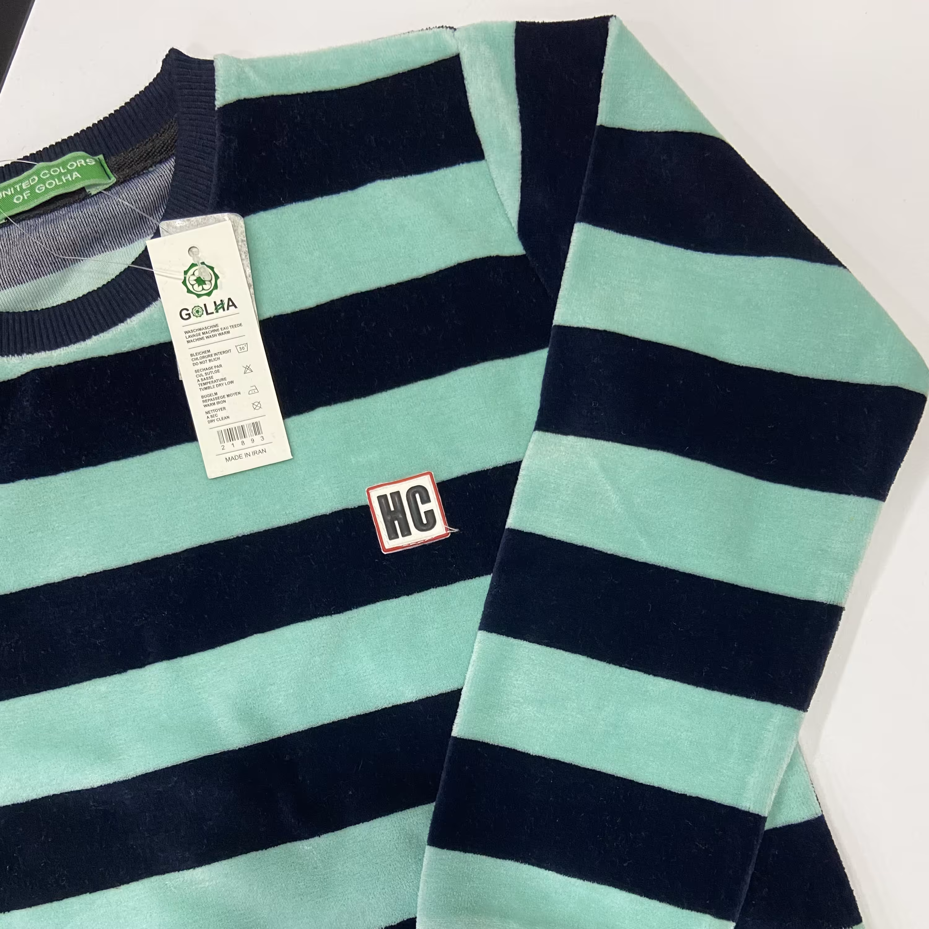 لباس بچگانه بلوز پسرانه مخمل راه راه