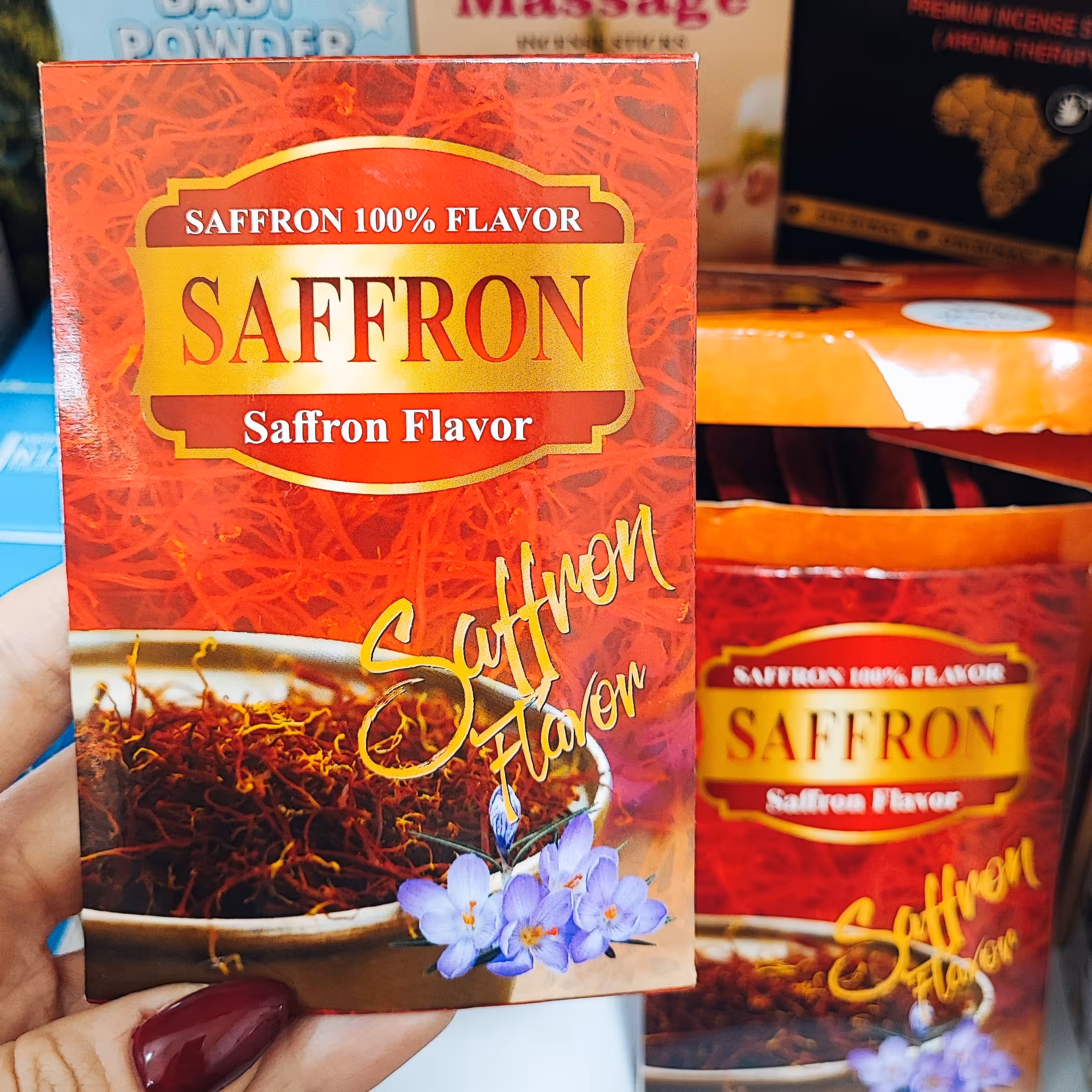 پودر ( چاشنی ) زعفران معطر 