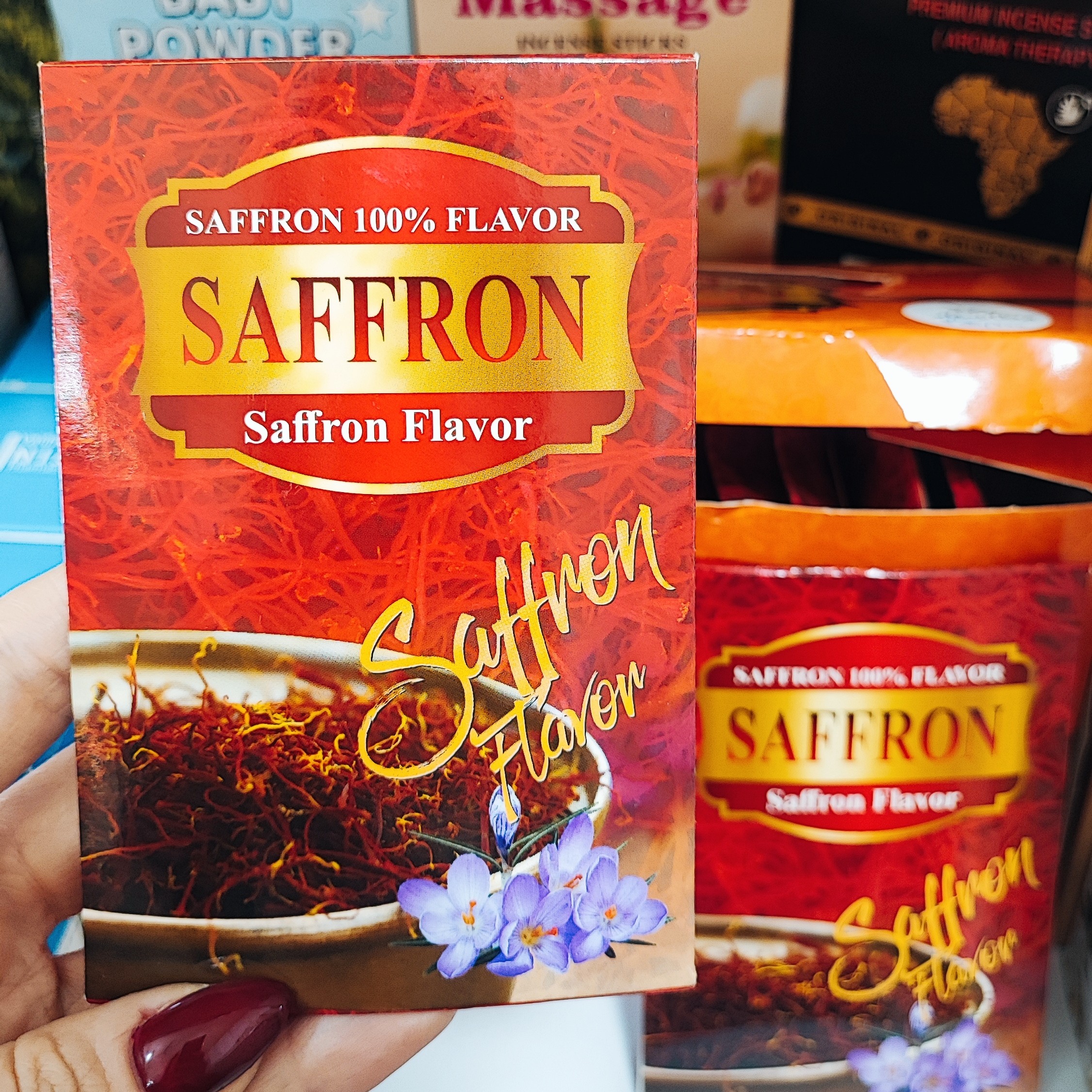 پودر ( چاشنی ) زعفران معطر 