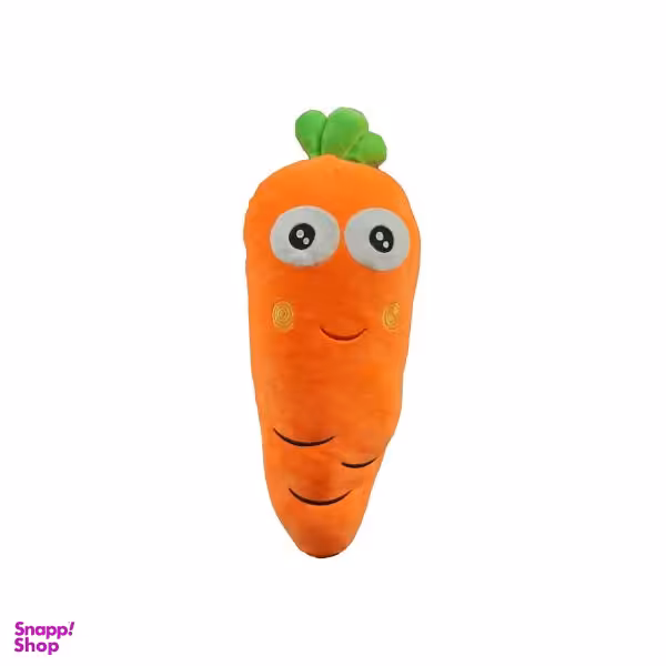 عروسک طرح هویج مدل vegetables family کد 110 ارتفاع 50 سانتی متر