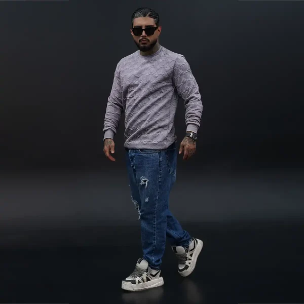 دورس مردانه طوسی مدل Ayaz