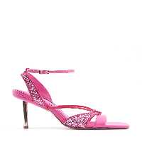 کفش پاشنه کلاسیک صورتی زنانه 4FX اورجینال Nine West