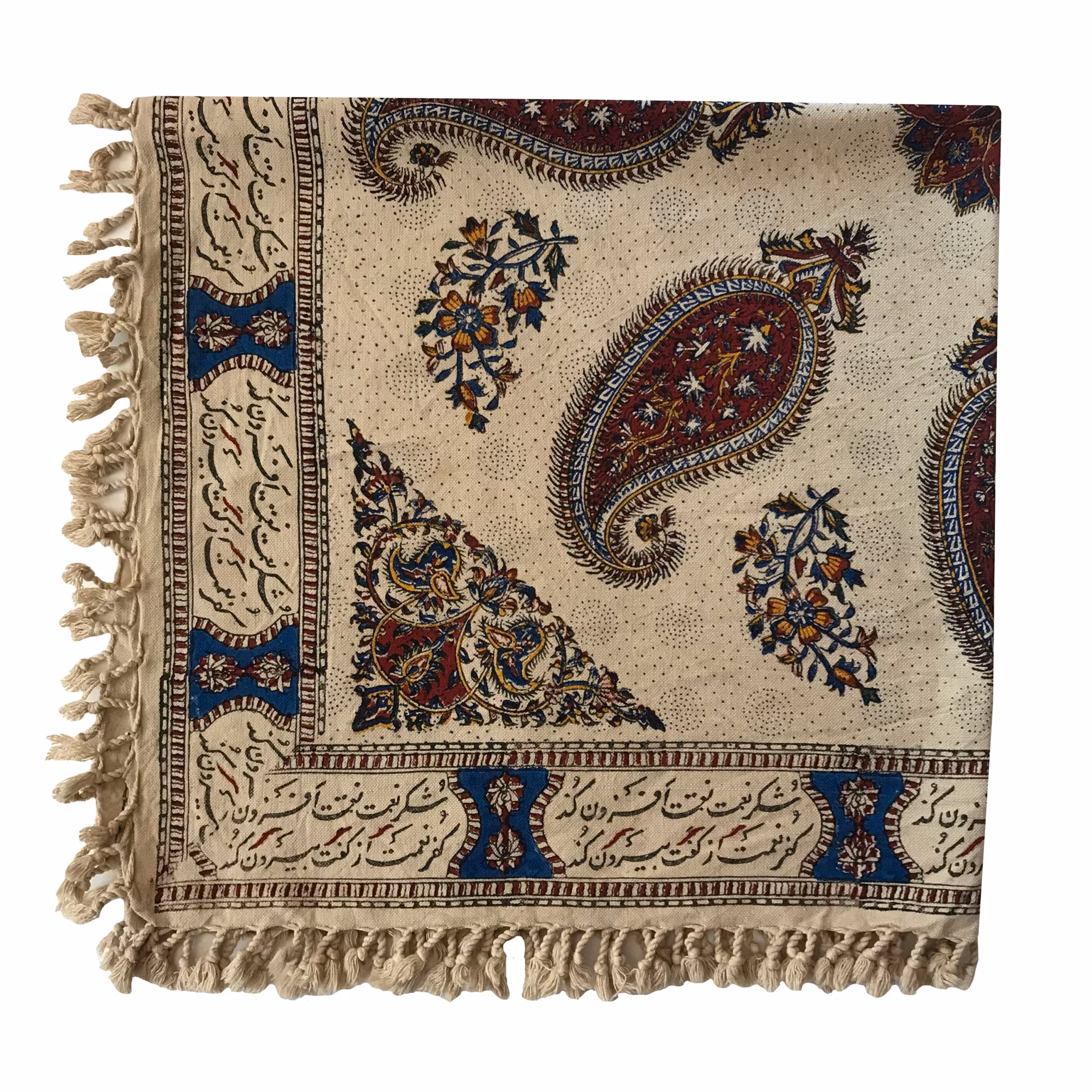 سفره قلمکار طرح شکر نعمت صنایع دستی پرشین