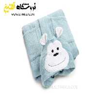 حوله پالتویی کودک سلین طرح میمون ابی سایز 10-11