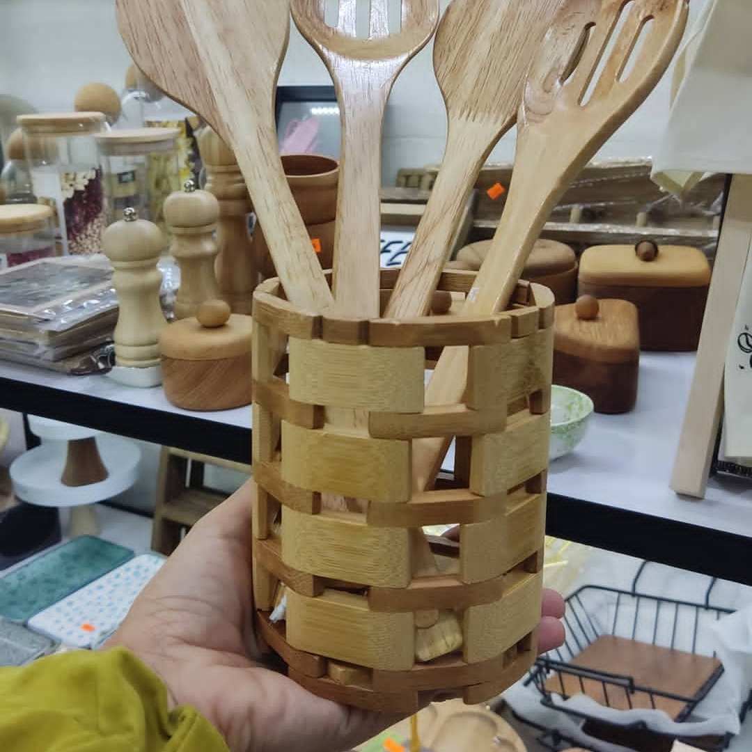 جاقاشقی چوبی تمام بامبو (قابل شستشو)