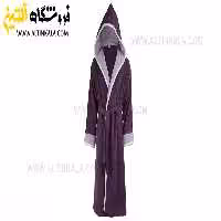 حوله پالتویی کودک سلین طرح پسفیک بنفش-یاسی سایز 10-11