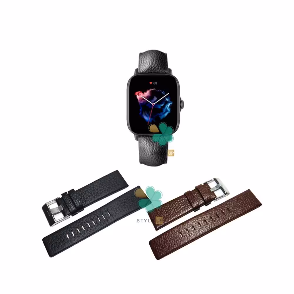 بند چرمی ساعت شیائومی Amazfit GTS 3 طرح LITCHI