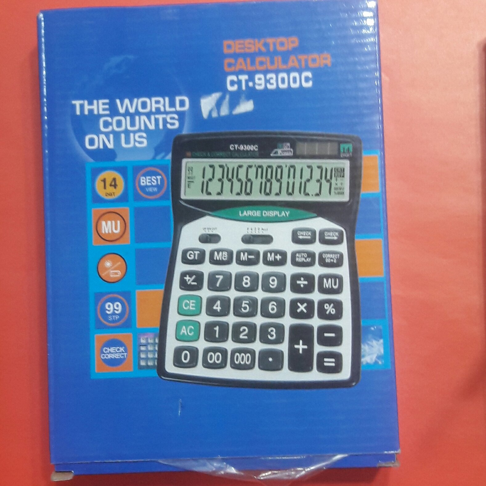 ماشین حساب (12رقم) CT9300 خیام شمالی نوشت افزار پاکزادی