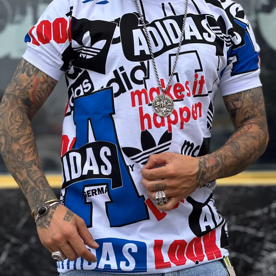 تیشرت آدیداس تمام چاپ 