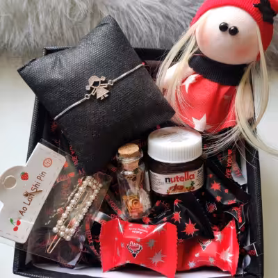 باکس هدیه دخترانه ولنتاین