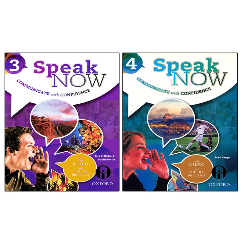 کتاب Speak Now اثر Jack C Richards And David Bohlke انتشارات الوندپویان جلد 3 و 4