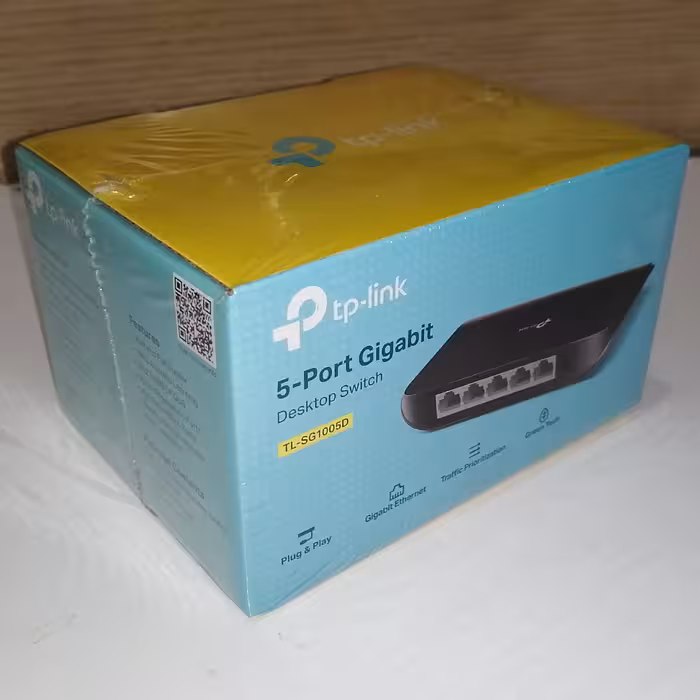 سوئیچ 5 پورت گیگ 10/100/1000  مدل TP LINK مناسب انواع فضاهای بزرگ و کوچک