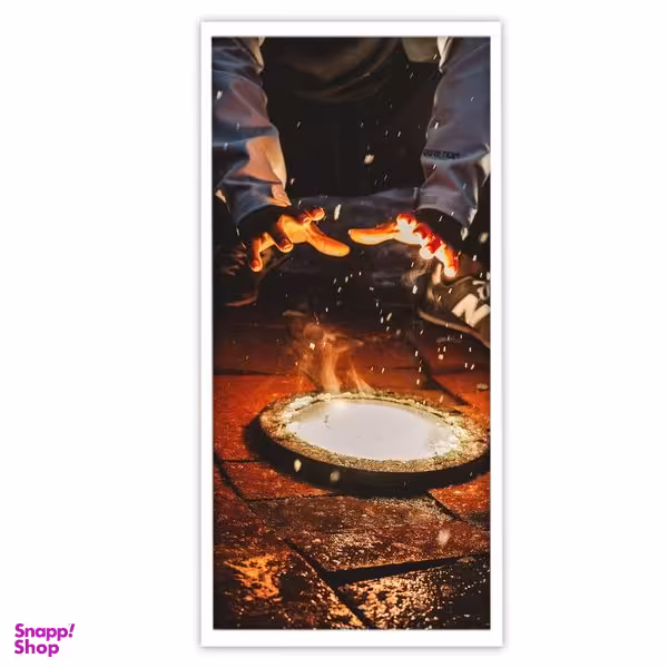 تابلو بکلیت طرح آتش و زمستان مدل W-S3481