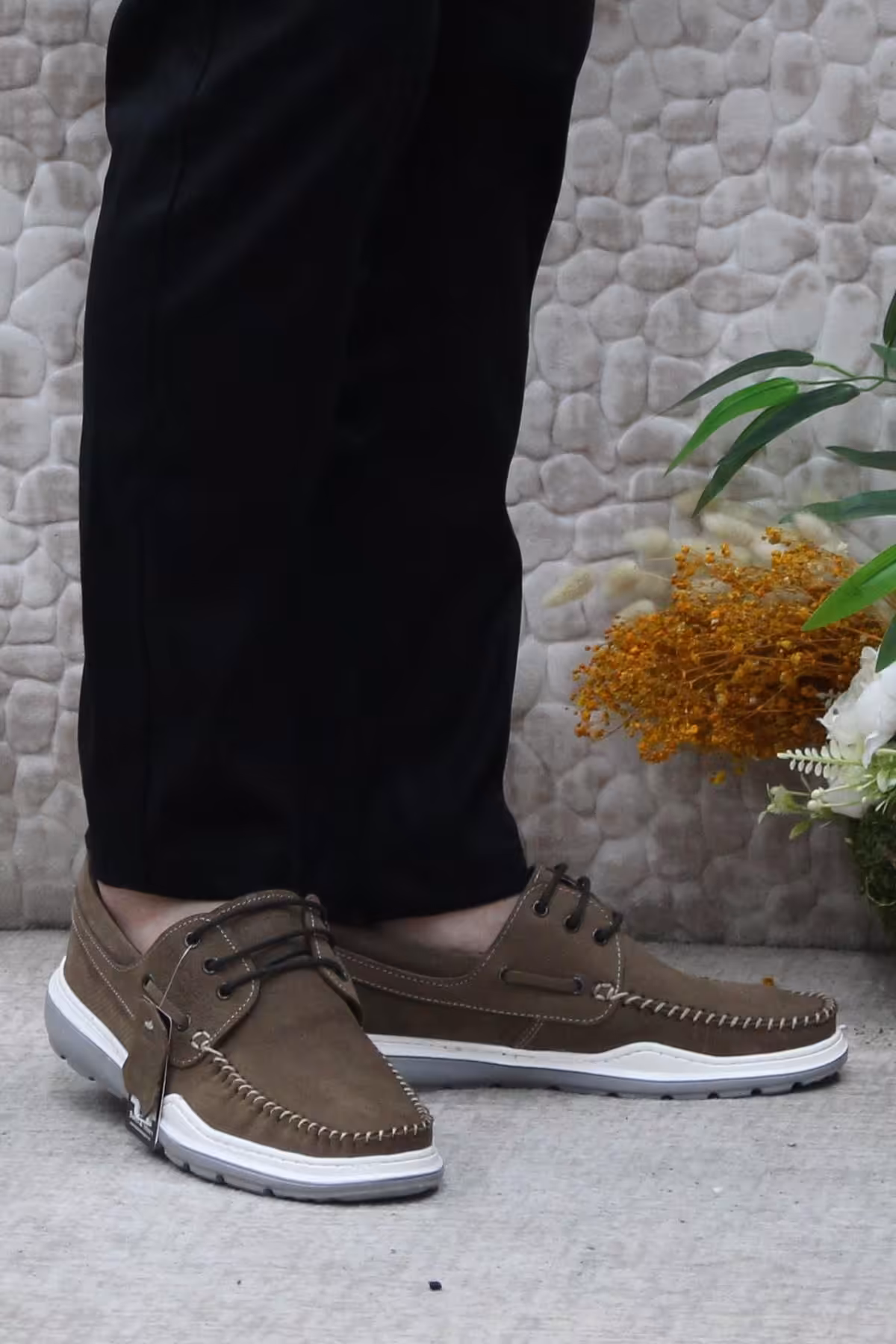 کفش های کژوال نود مردانه محصول اصلی راحت چرمی Dockers