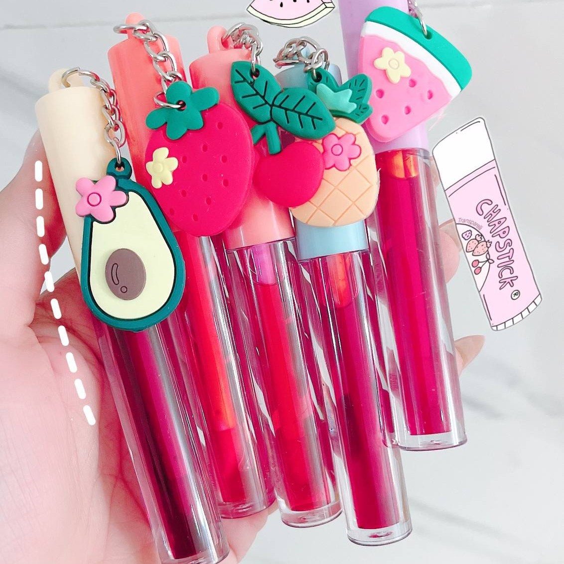 تینت لب میوه ای آویزدار 