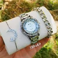 ست ساعت و دستبند شیک زنانه 
