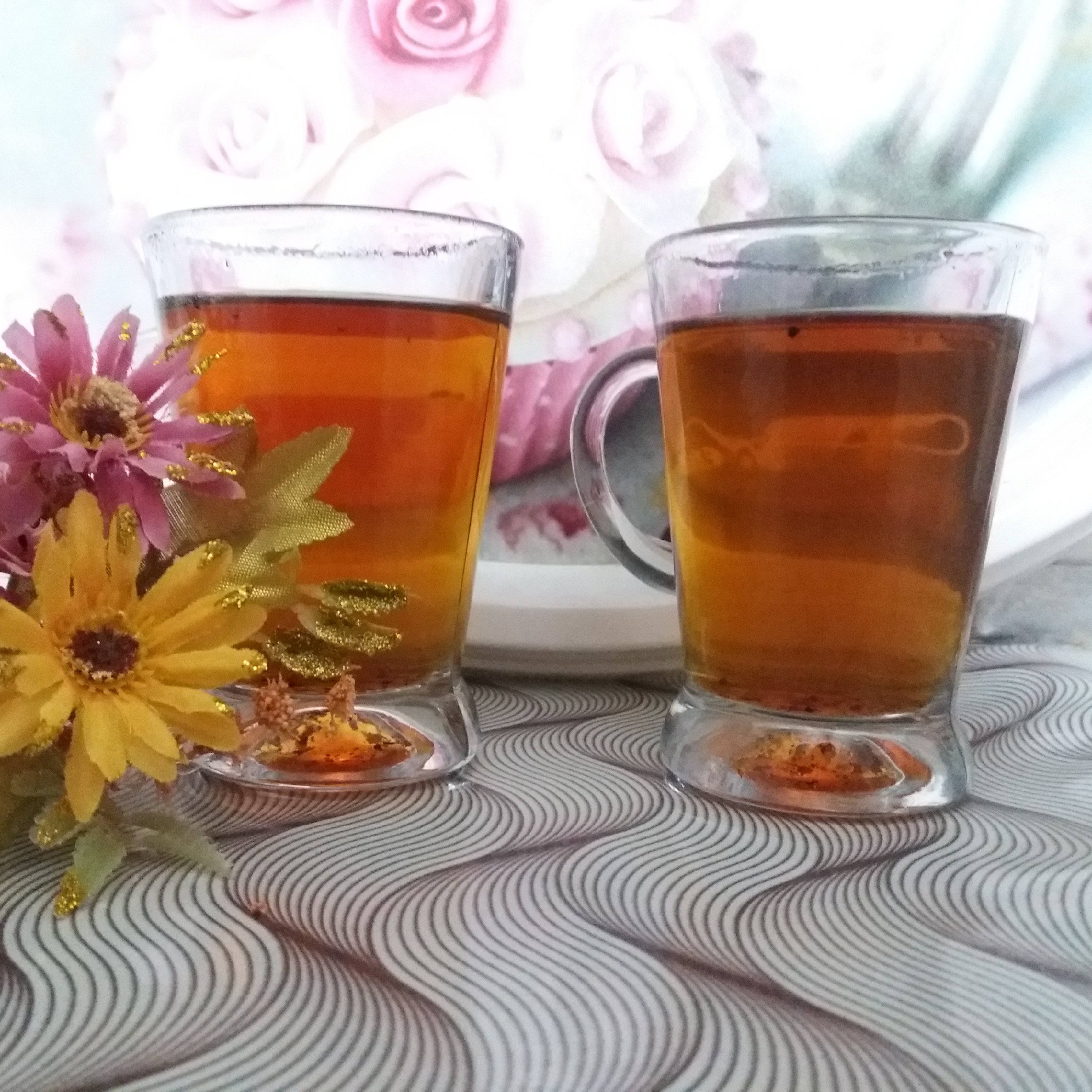 چای به وسیب(دمنوش میوه ای به وسیب )