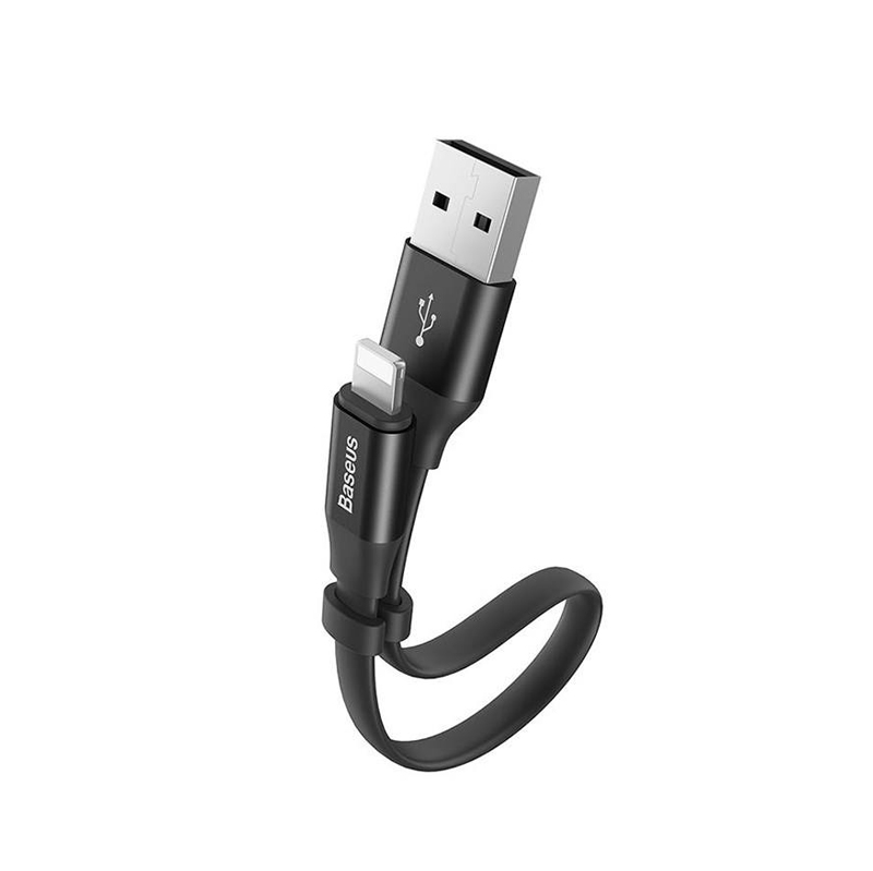 کابل USB به لایتنینگ باسئوس مدل Nimble طول 23 سانتی متر
