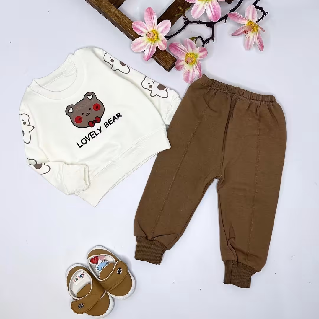 بلوز شلوار خرس دوستداشتنی پسرانه،جنس صددرصد پنبه، کیفیت عالی،قواره دار