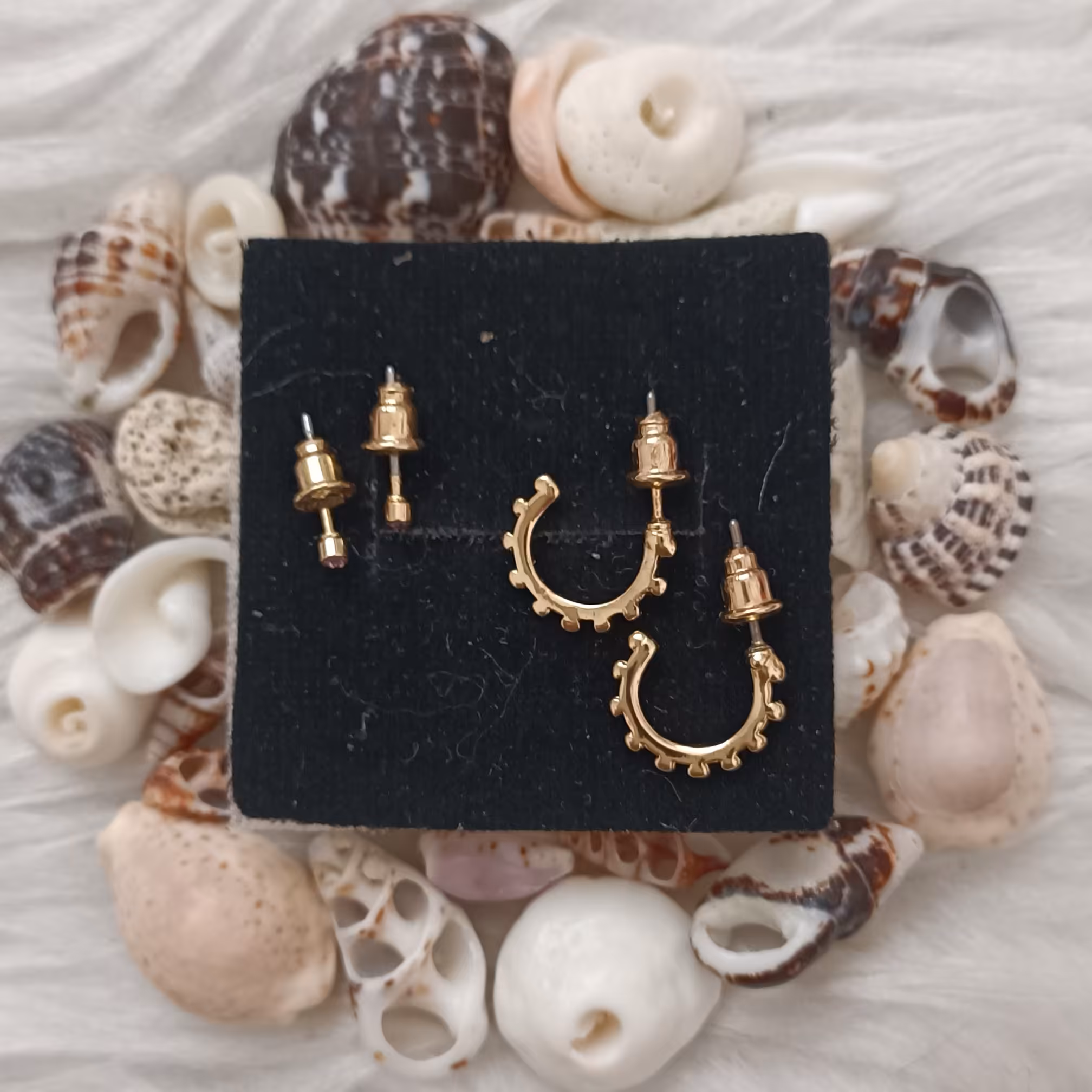 گوشواره رنگ ثابت و ضد حساسیت