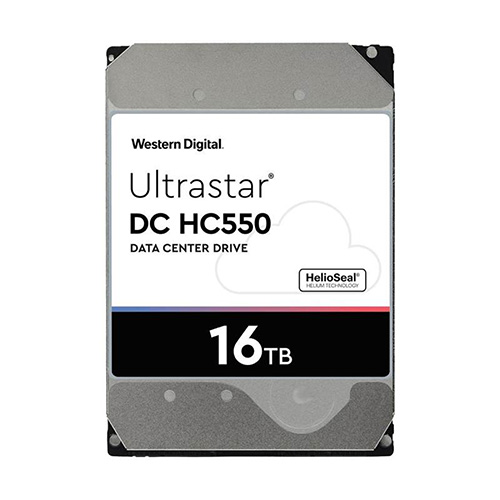هارد دیسک اینترنال وسترن دیجیتال مدل Ultrastar DC HC550 ظرفیت 16 ترابایت