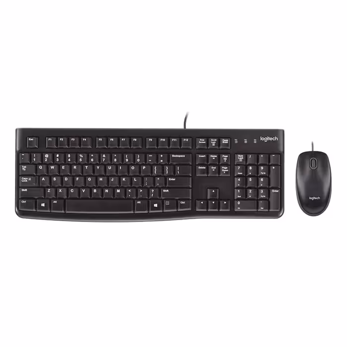 کیبورد و ماوس با سیم لاجیتک مدل Logitech MK120