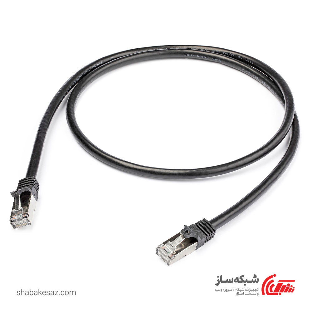 قیمت و خرید پچ کورد شیلد دار گیگافلکس Gigaflex Patch cord CAT6 SFTP طول 1 متر - شبکه ساز