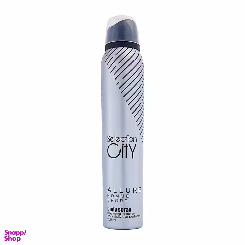 اسپری بدن سلکشن سیتی مدل Allure Homme Sport حجم 200 میلی لیتر