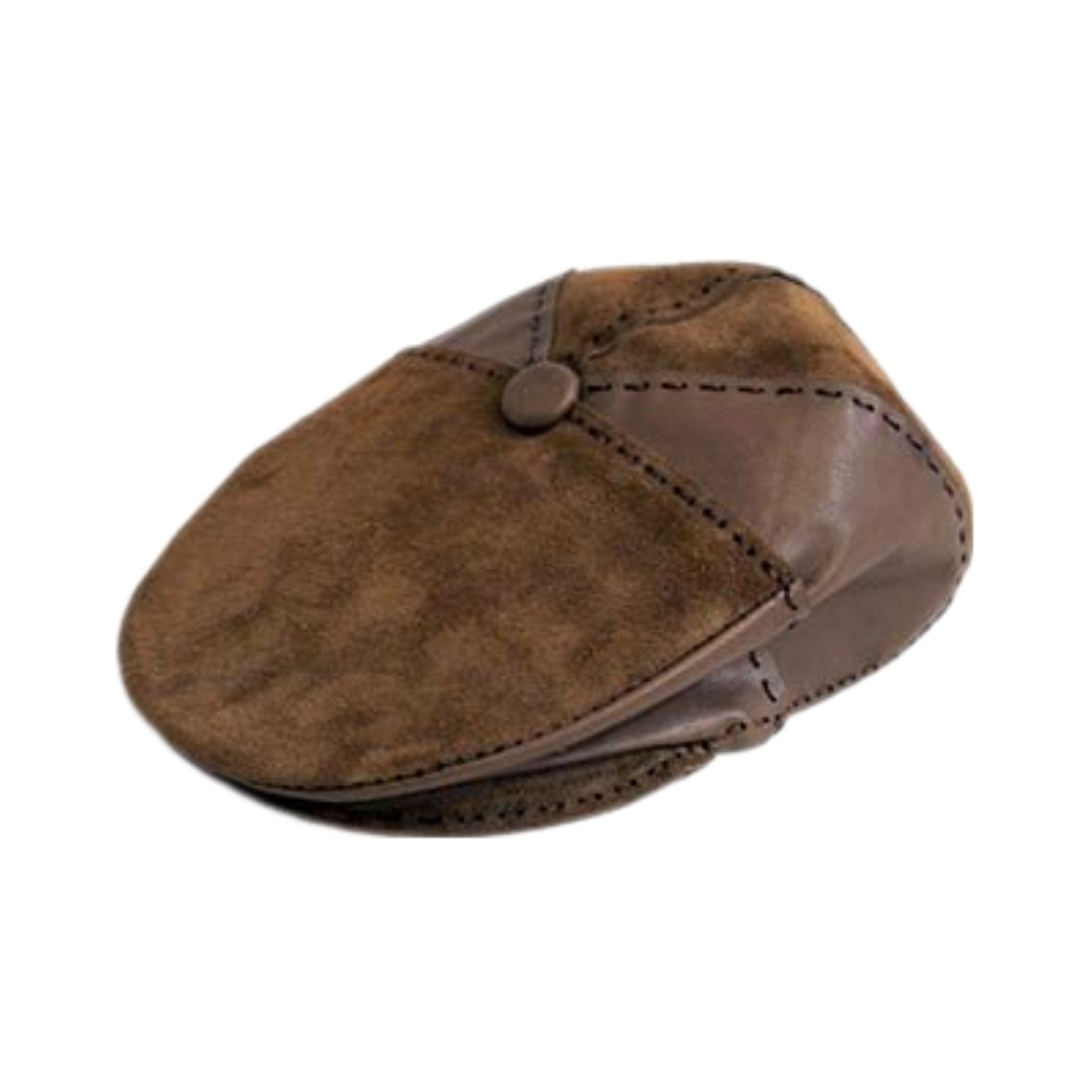 کلاه شیک دستدوز چرم طبیعی