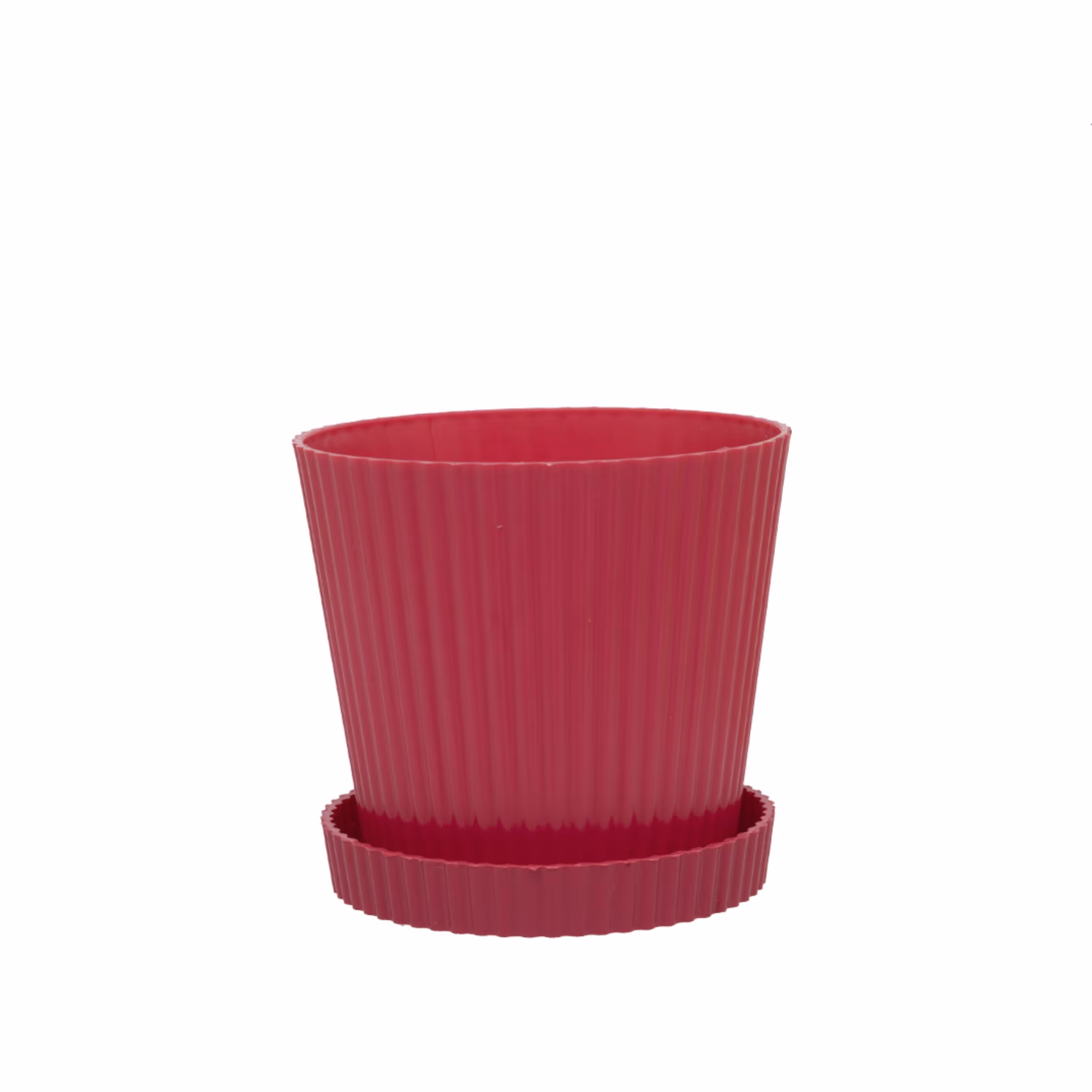 گلدان پلاستیکی مارانتا سایز دو با زیرگلدانی