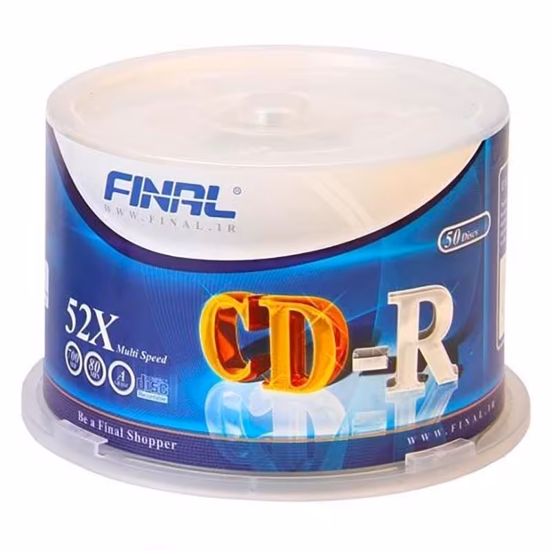 سی دی خام فینال Final CD-R 52X 700MB