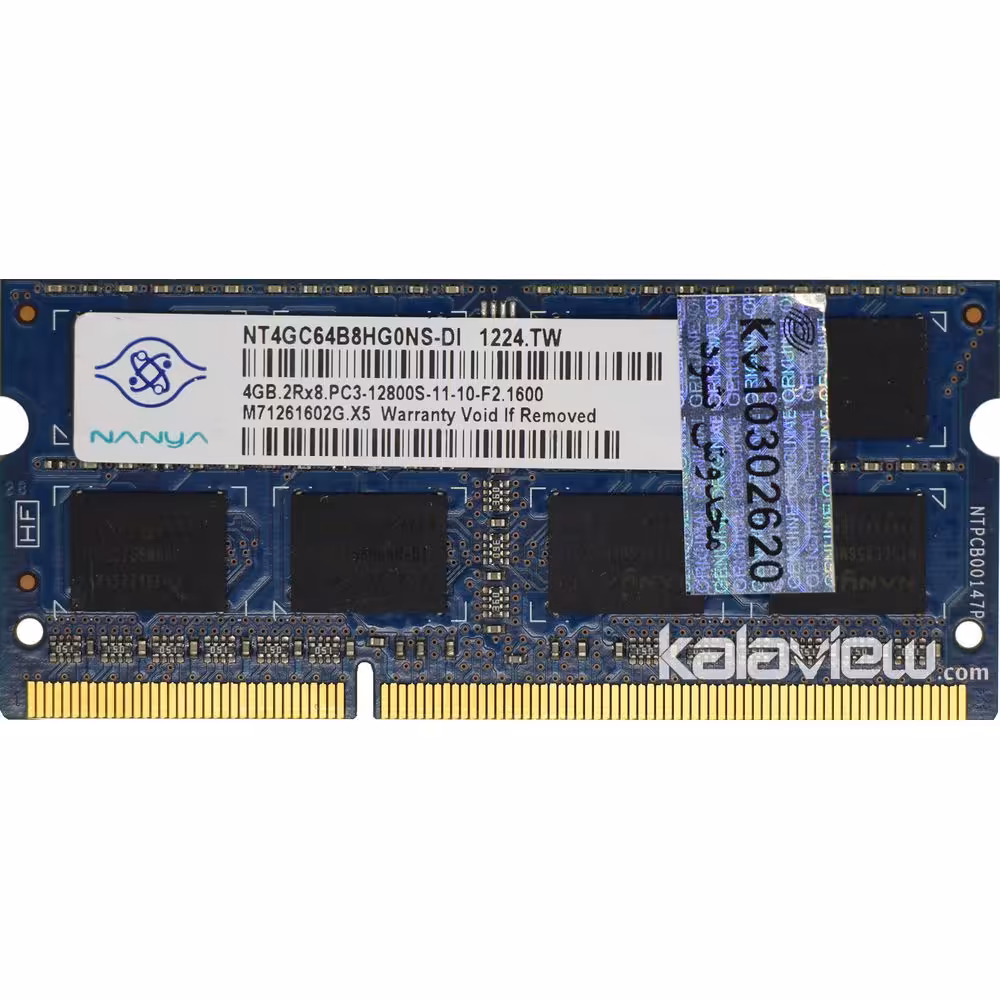 رم لپ تاپ نانیا 4GB مدل DDR3 باس 1600MHZ-12800 تایوان NT4GC64B8HG0NS-DI (TW) تایمینگ CL11