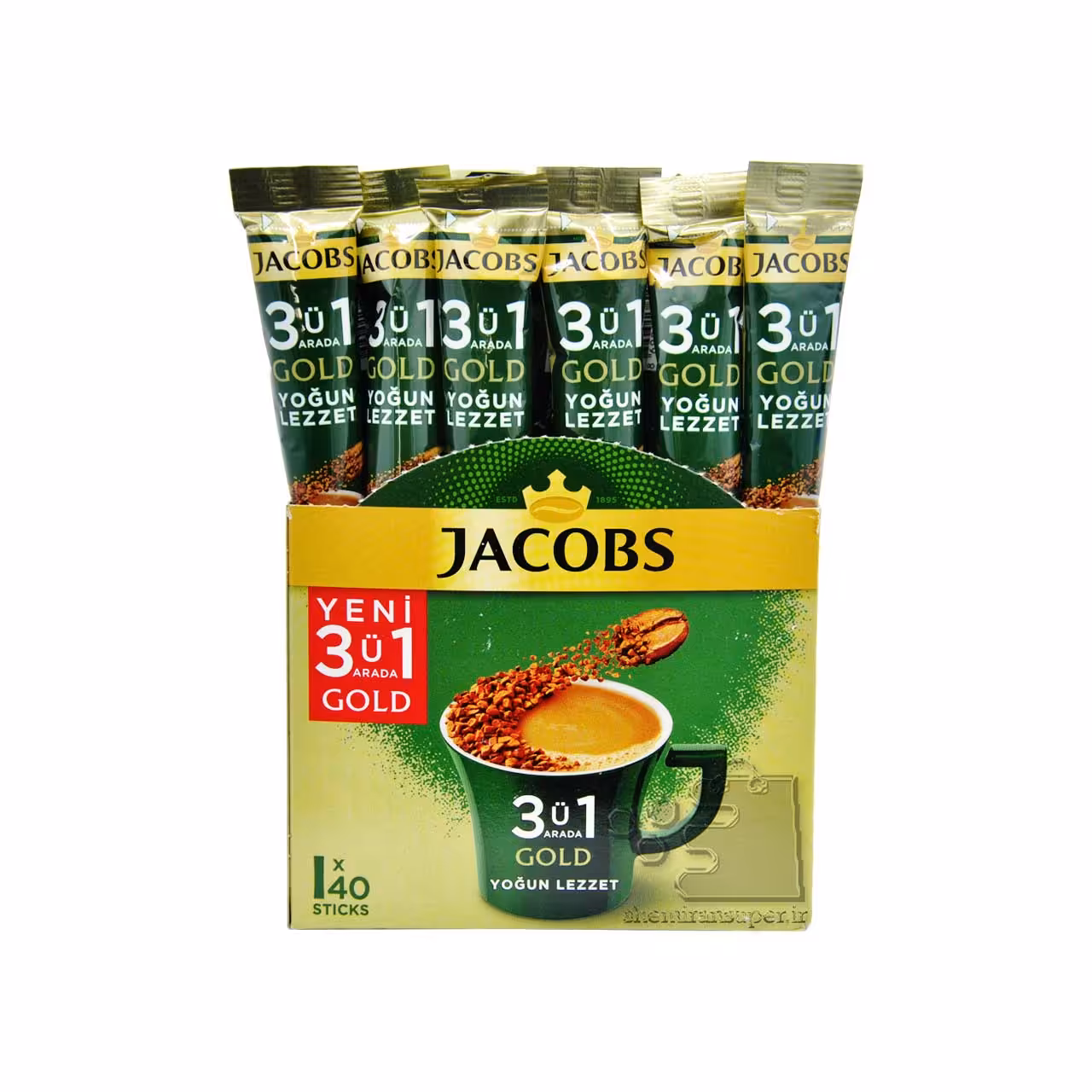 قهوه فوری گلد 3 در 1 ساشه ای 18 گرم جاکوبز - jacobs