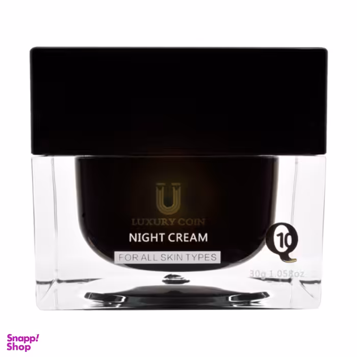 کرم شب لاکچری کوین مدل Q10 کد 950003 حجم 30 میلی‌ لیتر