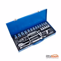 مجموعه 24 عددی آچار بکس نووا مدل NTS-7001 شش گوش