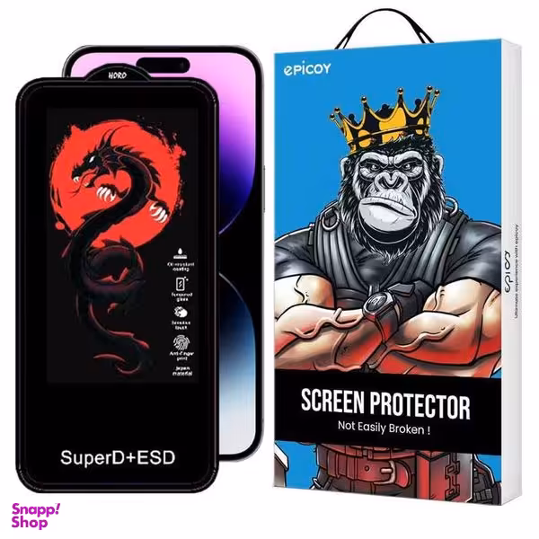 محافظ صفحه نمایش اپیکوی مدل Dragon ESD مناسب برای گوشی موبایل اپل iPhone 14 Pro Max