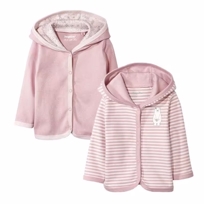 پک دو عددی سویشرت نخی دخترانه نوزادی لوپیلو lupilu آلمان سایز 6 تا 12 ماه (ارسال رایگان)